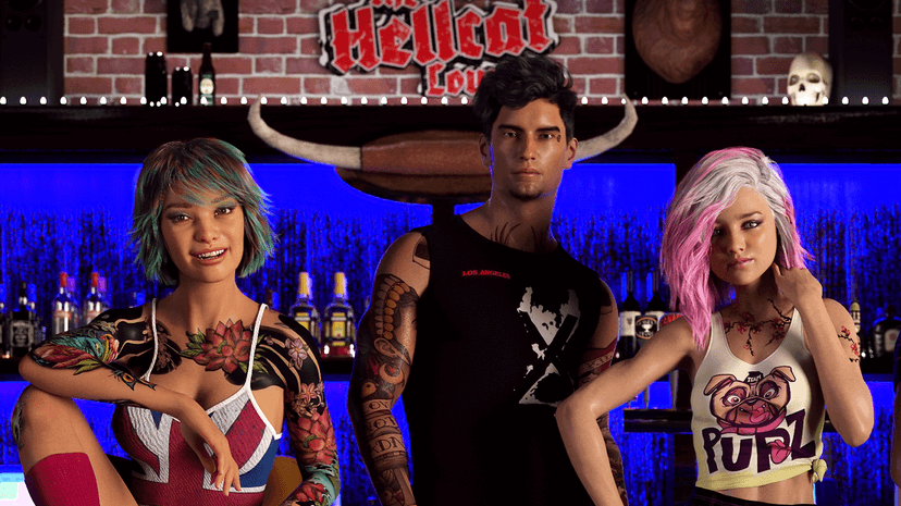 The Hellcat Lounge - Porno 3D