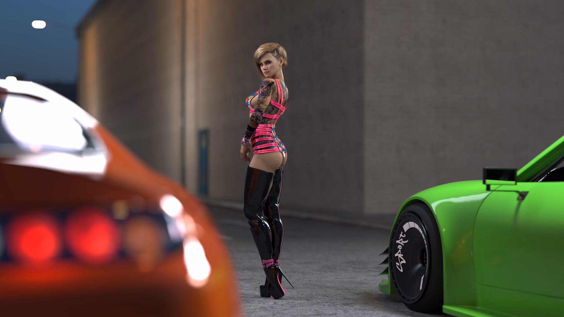 The Harem Garage JOGO PORNO - PORN GAME (1)